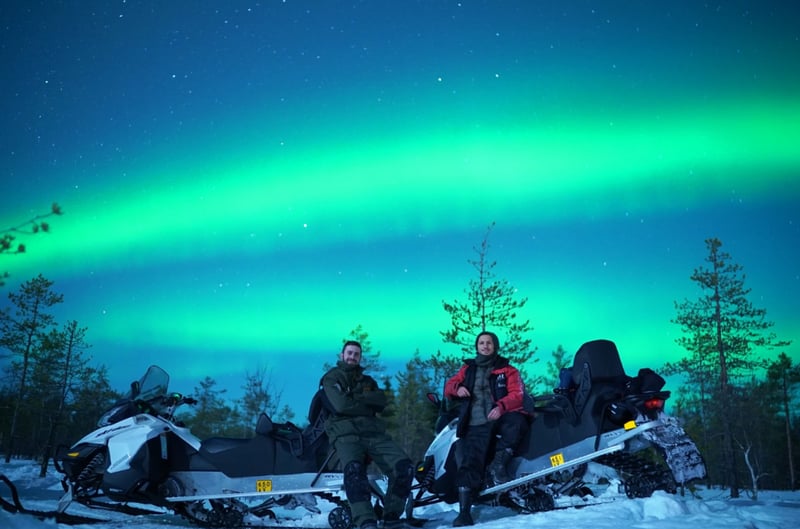 Northern Lights Snowmobile Photography Tour in Rovaniemi, photo 2