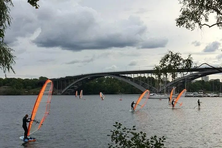 4-Day Kids Beginner Windsurfing Camp in Central Stockholm, photo 2
