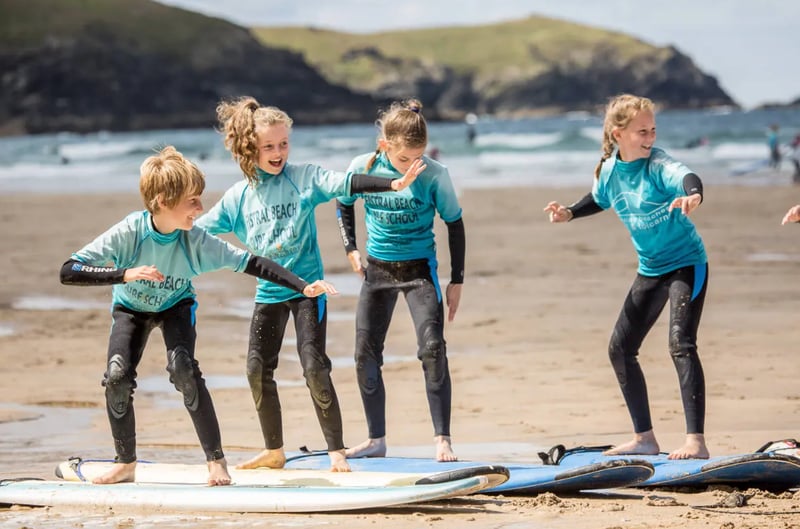 Evening Kids Surf Club on Fistral Beach in Newquay gallery 2