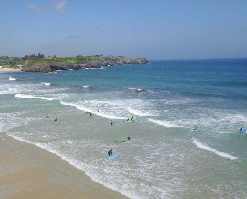 Paddle Boarding in Niembro Estuary, Asturias, photo 2