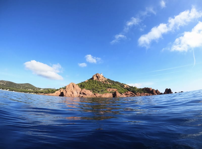 Sunset Snorkeling Boat Tour from Agay along the Estérel Coast, photo 3