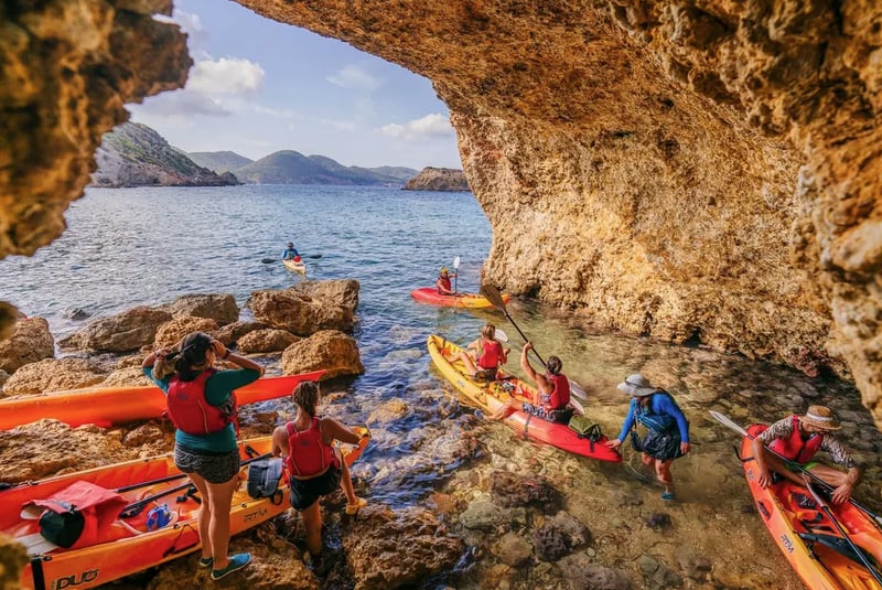 Kayak and Snorkel Tour in Es Figueral, Ibiza, photo 3
