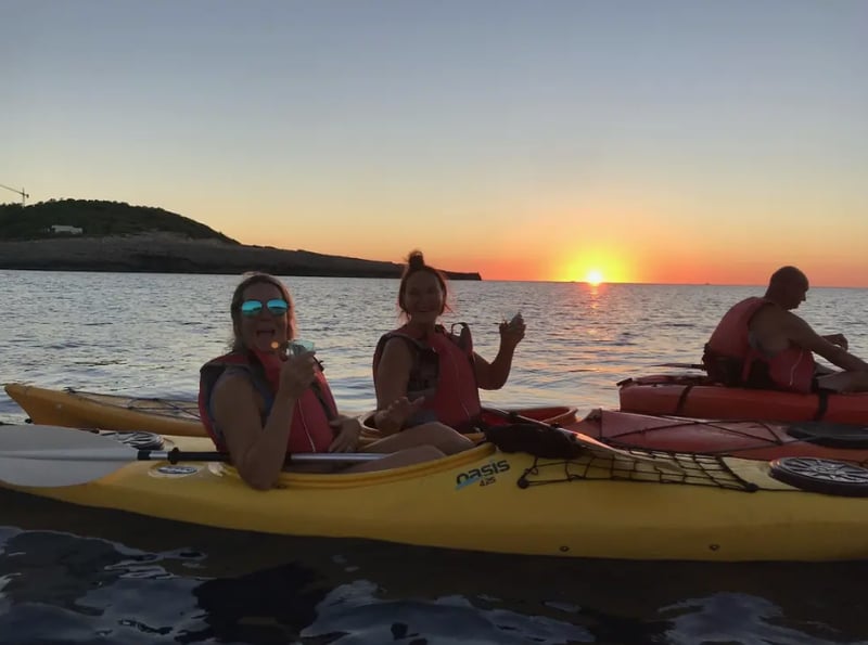 Sunset Kayak Tour in Portinatx, Ibiza, photo 3