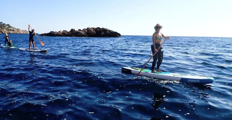 SUP and Snorkel Tour in Es Figueral, Ibiza, photo 3