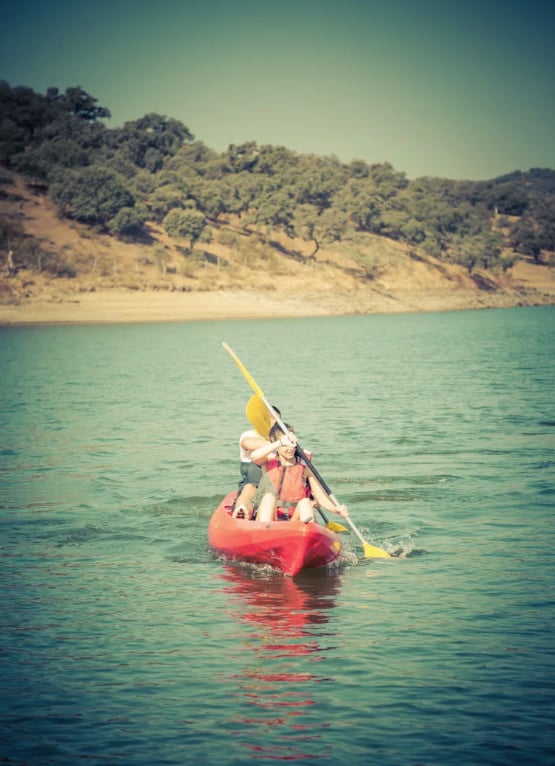 Kayaking on the Jarrama Reservoir, photo 4