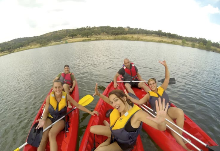 Kayaking on the Jarrama Reservoir, photo 2