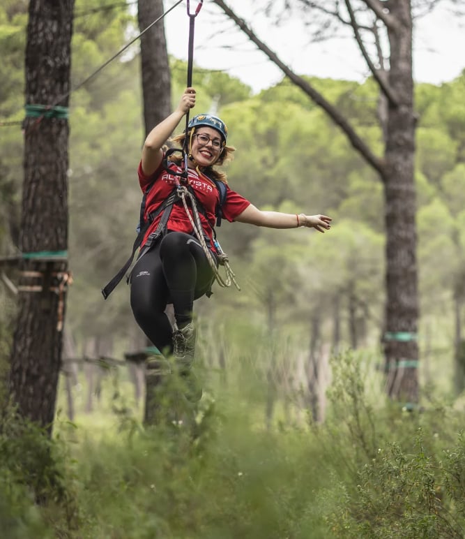 High Ropes Adventure Park in Alcornoque Llano, photo 5