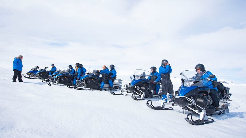 Snowmobile Tour at Vatnajökull Glacier, photo 4
