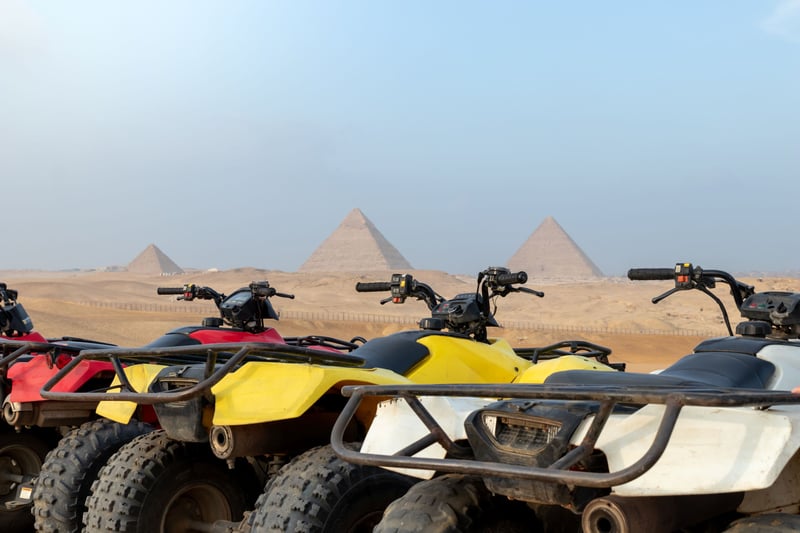 Quad Bike Pyramids Tour around Giza Plateau with Transfer, photo 3