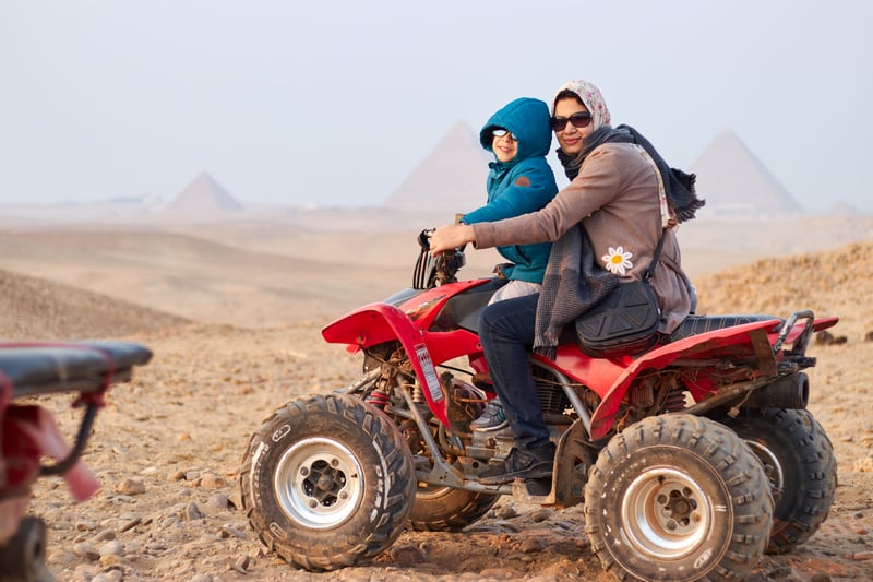 Quad Bike Pyramids Tour around Giza Plateau with Transfer, photo 4