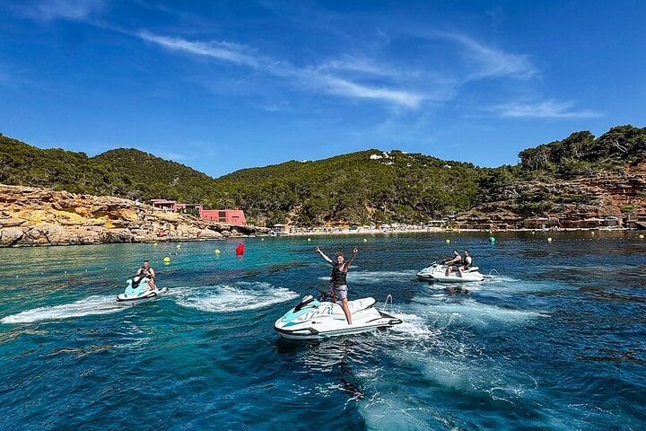 Jet Ski Tour to Cala Salada from San Antonio, Ibiza, photo 5