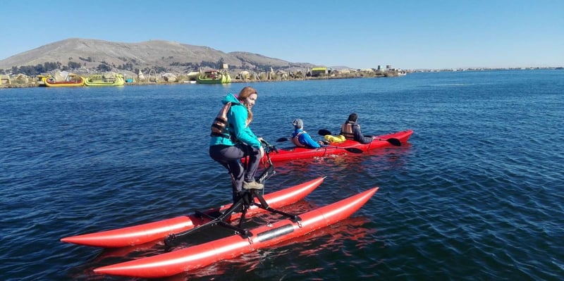 Aquabiking on Lake Titicaca from Puno, photo 4