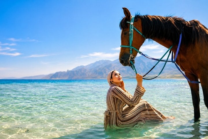 Horse Riding on Nabq Beach in Sharm El Sheikh, photo 3
