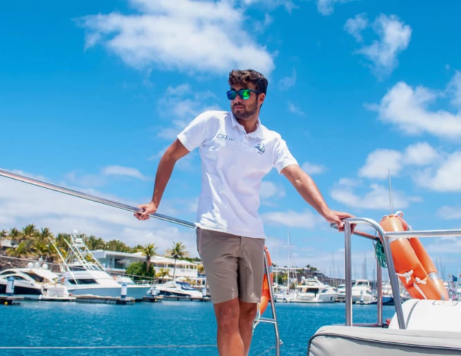 Gold Family Catamaran Sailing in Lanzarote, photo 5