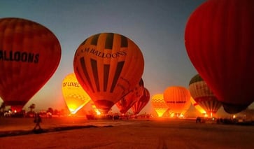 Luxor Sunrise Hot Air Balloon Ride over the West Bank, photo 3