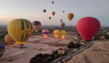 Luxor Sunrise Hot Air Balloon Ride over the West Bank, photo 4