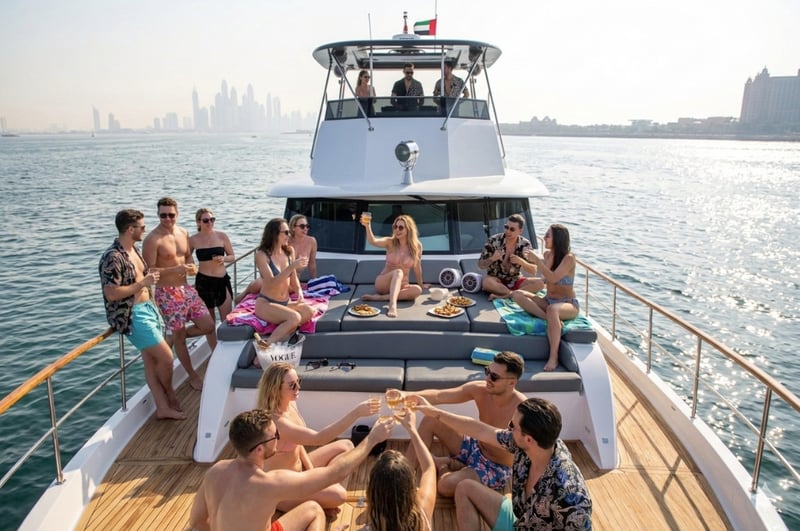 Dubai Hatteras 64ft Luxury Yacht Charter, photo 4