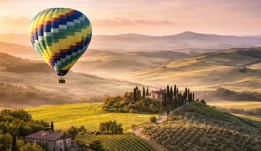 Hot Air Balloon Flight Over Pienza, Montalcino and Val d’Orcia, photo 2