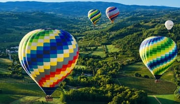 Hot Air Balloon Ride in the Chianti Valley, Tuscany, photo 2