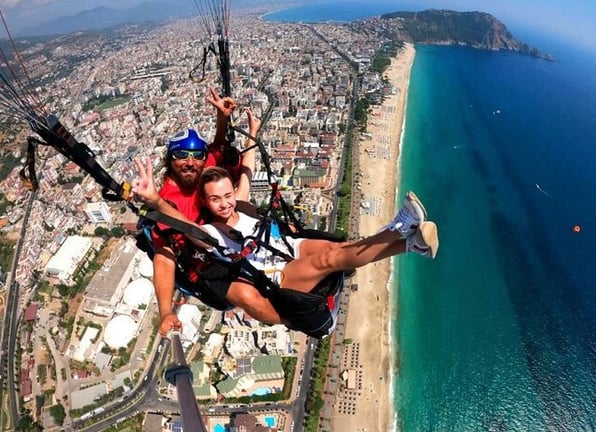 Alanya Tandem Paragliding Experience with Return Transfers from Side, photo 2