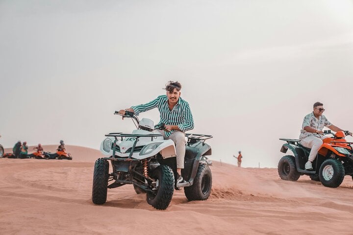 Dubai Quad Bike Safari with Camel Ride and Scenic Dune Photo Stop, photo 2