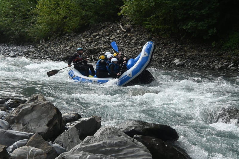 Whitewater Rafting on the Giffre River near Samoëns, photo 4