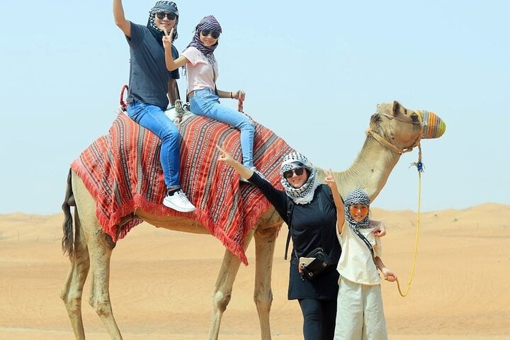 Dubai Quad Bike Safari with Camel Ride and Scenic Dune Photo Stop, photo 3