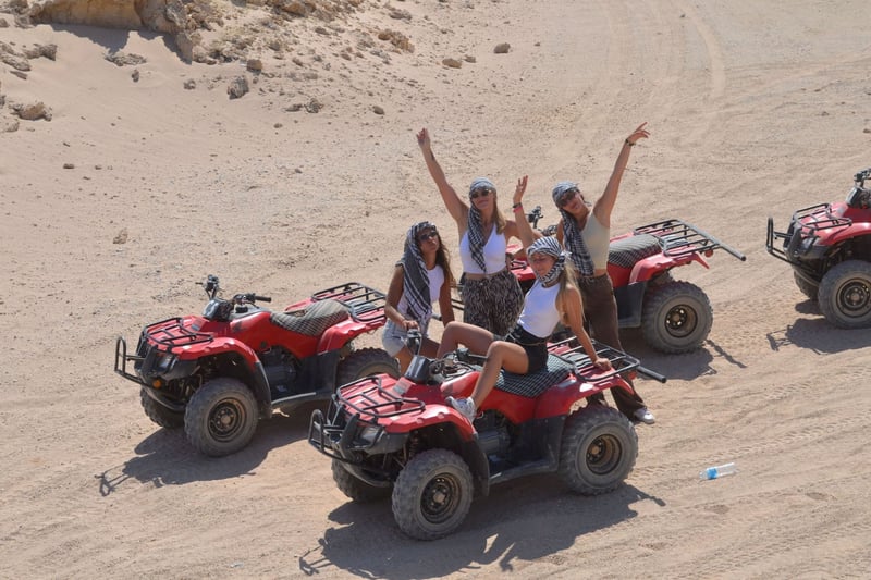 Safari Quad Hurghada Desert Tour with Camel Riding, photo 3