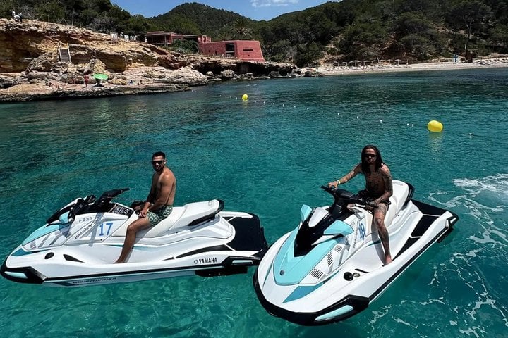 Jet Ski Tour to Cala Salada from San Antonio, Ibiza, photo 2