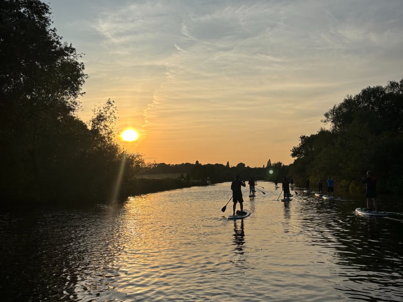 SUP Yoga and Fitness on the River Thames at Streatley, photo 3
