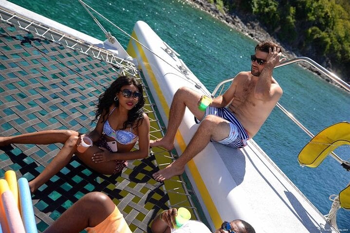 Catamaran Snorkel, Lunch and Lounge in St Kitts, photo 3