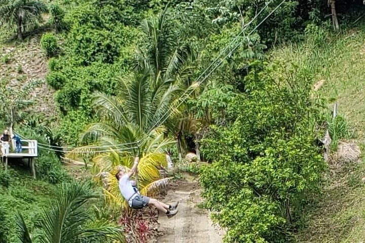Full Day Zipline and Beach Club Adventure in Roatan, photo 3