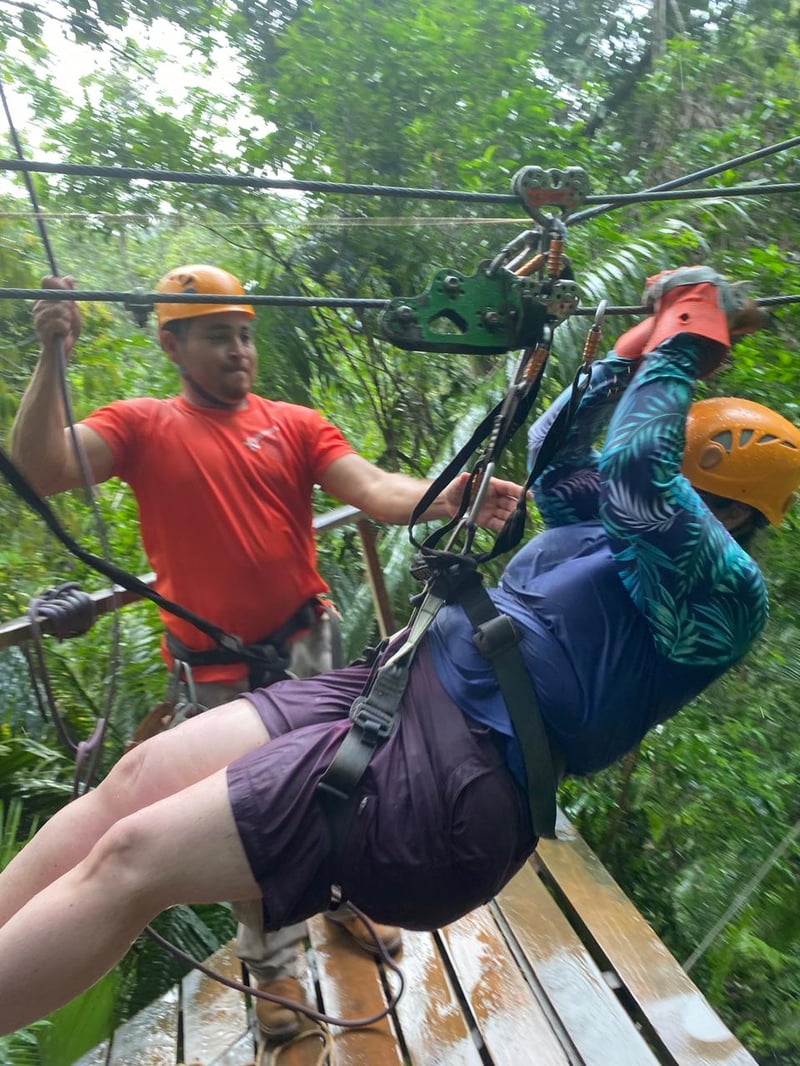 Zip Line and Cave Tube Combo in Belize, photo 3