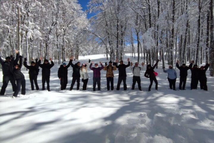 Snowshoeing in Monte Arioso, photo 3