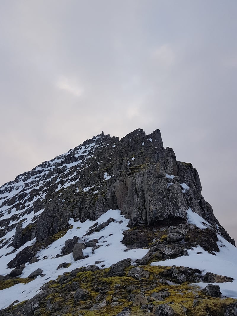 Escalada alpina de la cresta de Skessuhorn, foto 4