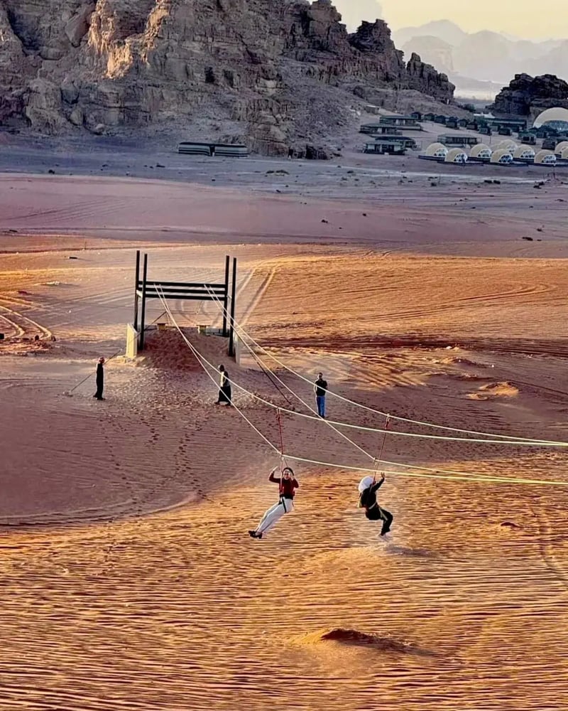 Desert Canyon Zipline Ride in Wadi Rum, photo 2