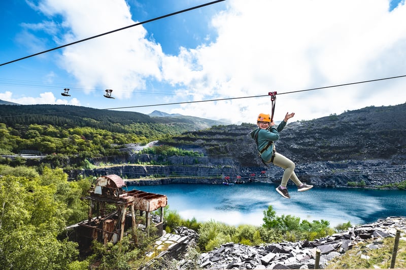 'Quarry Flyer' Seated Zip Line in Bethesda, photo 3