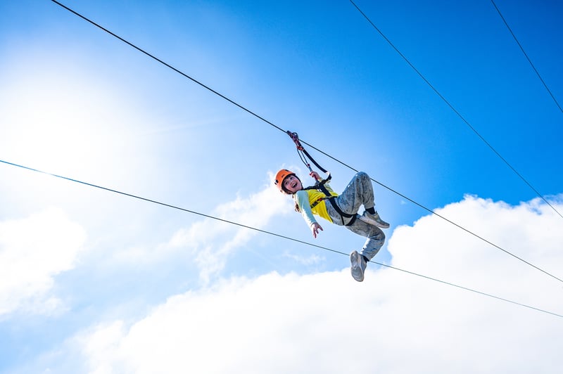 'Quarry Flyer' Seated Zip Line in Bethesda, photo 2