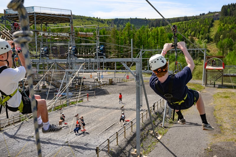 'Tower Flyer' Seated Zip Line in Aberdare, photo 2