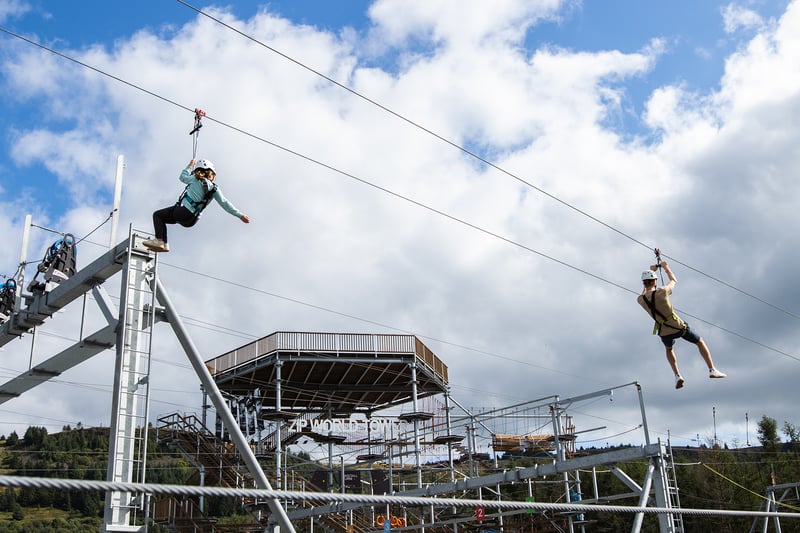 'Tower Flyer' Seated Zip Line in Aberdare, photo 5