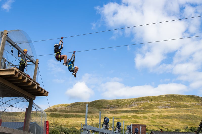 'Tower Flyer' Seated Zip Line in Aberdare, photo 4