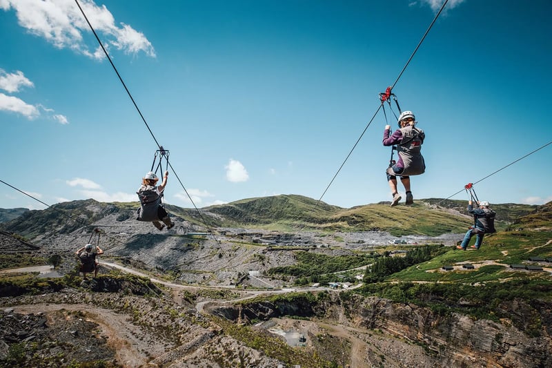 'Titan' Four Person Zip Line in Llechwedd, photo 4