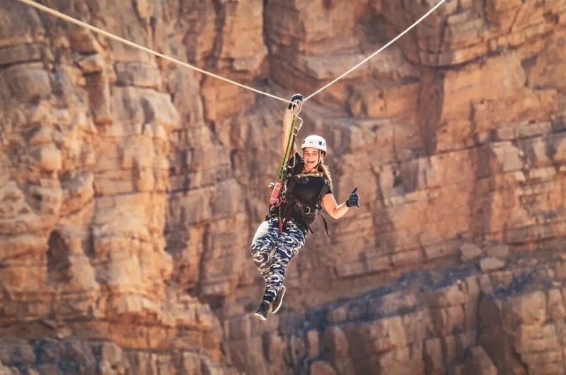 Desert Canyon Zipline Ride in Wadi Rum, photo 5