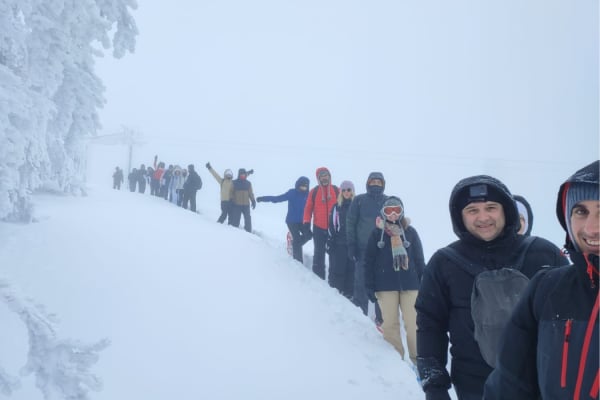 Snowshoeing in Monte Arioso, photo 2