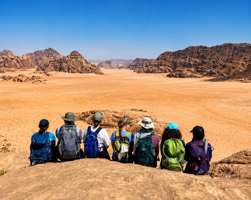Jabal Al-Hash Summit Hike with Sunset in Wadi Rum, photo 4