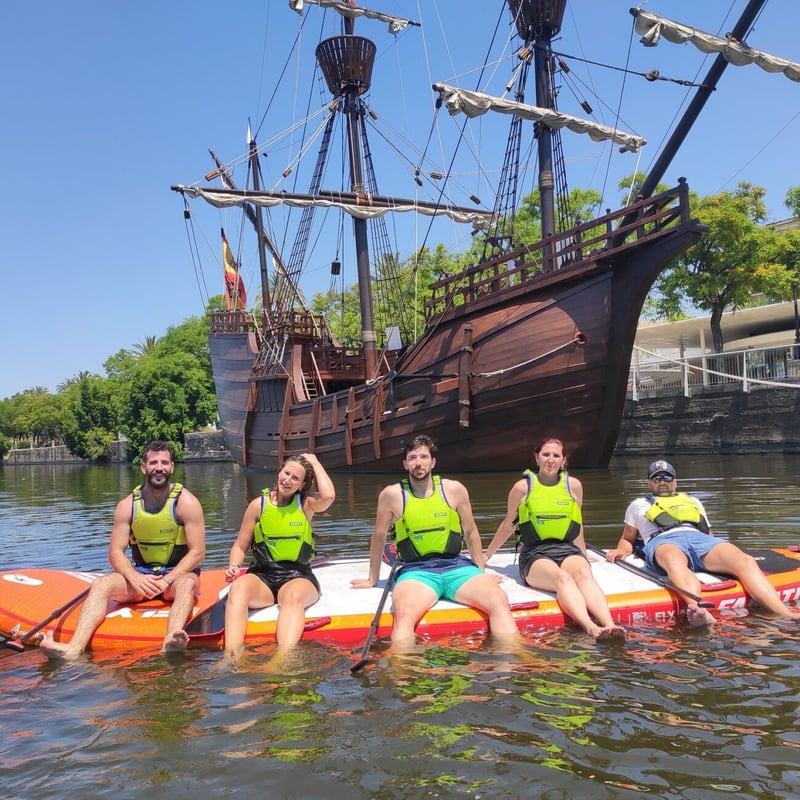 Corporate Team Building SUP in Seville, photo 3