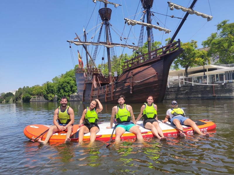 Corporate Team Building SUP in Seville, photo 4