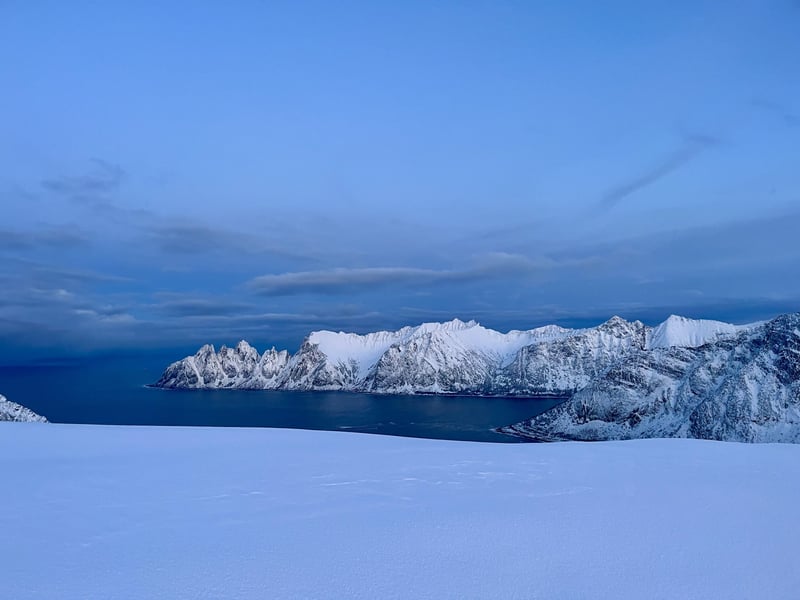 Snowshoe Hike to Husfjellet in Senja, photo 4