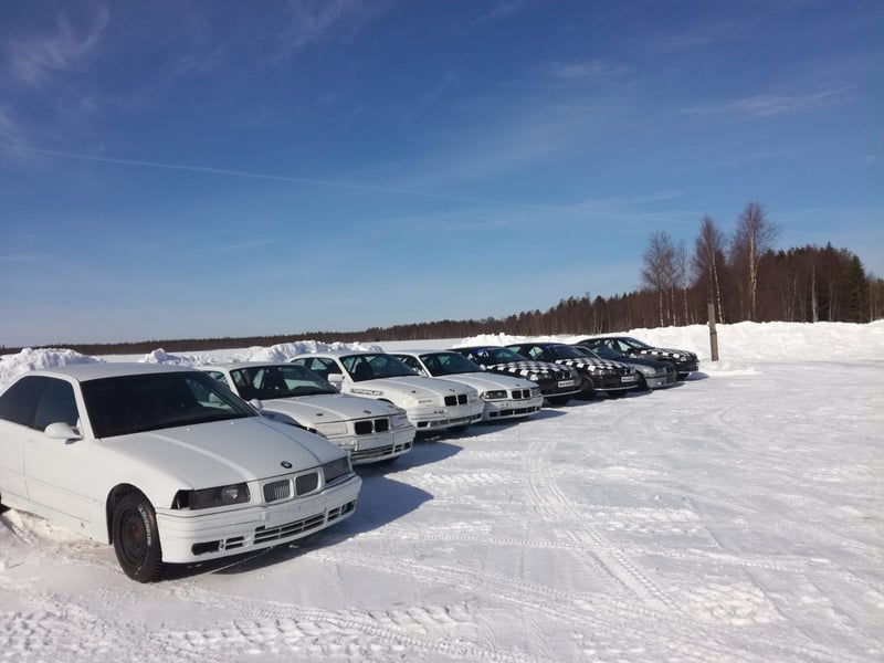 Group Ice Track Rally Driving in Rovaniemi, photo 3