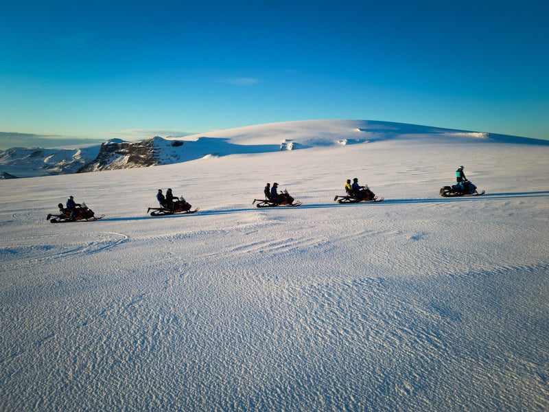 Snowmobile Tour on Langjökull Glacier in Húsafell, photo 5